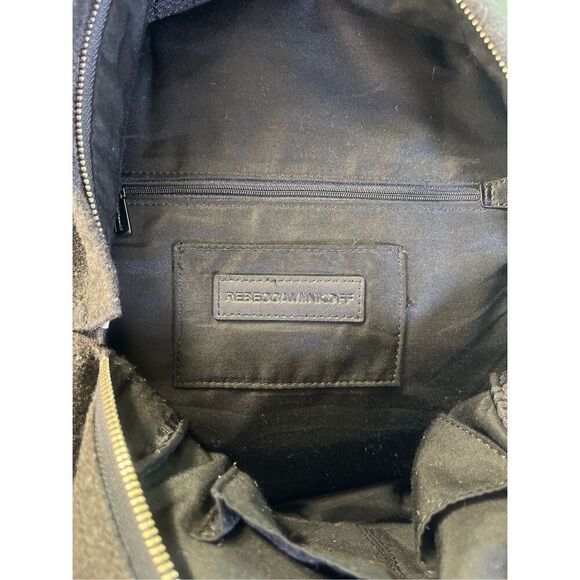Rebecca Minkoff M.A.B. Soft Wool Backpack Grey Bookbag